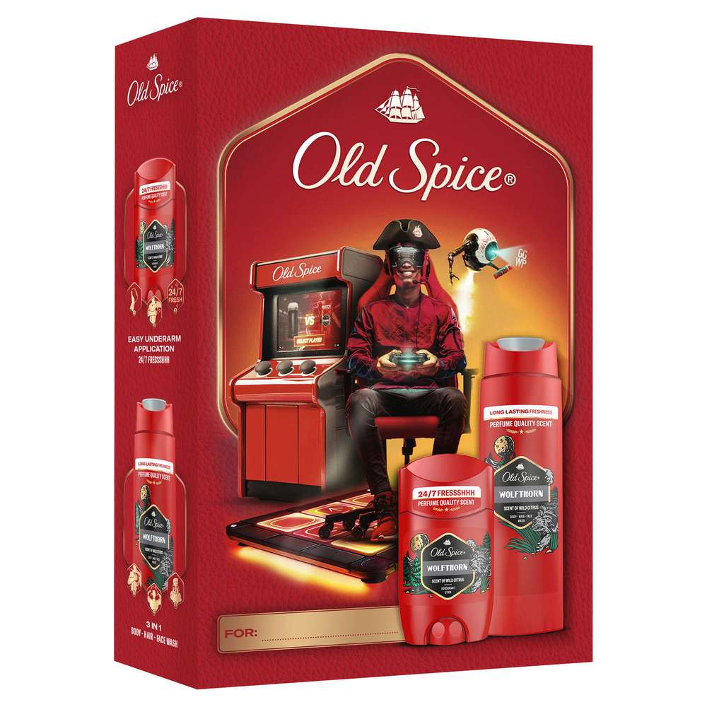 Produktabbildung Old Spice Geschenk-Set Gamer Wolfthorn