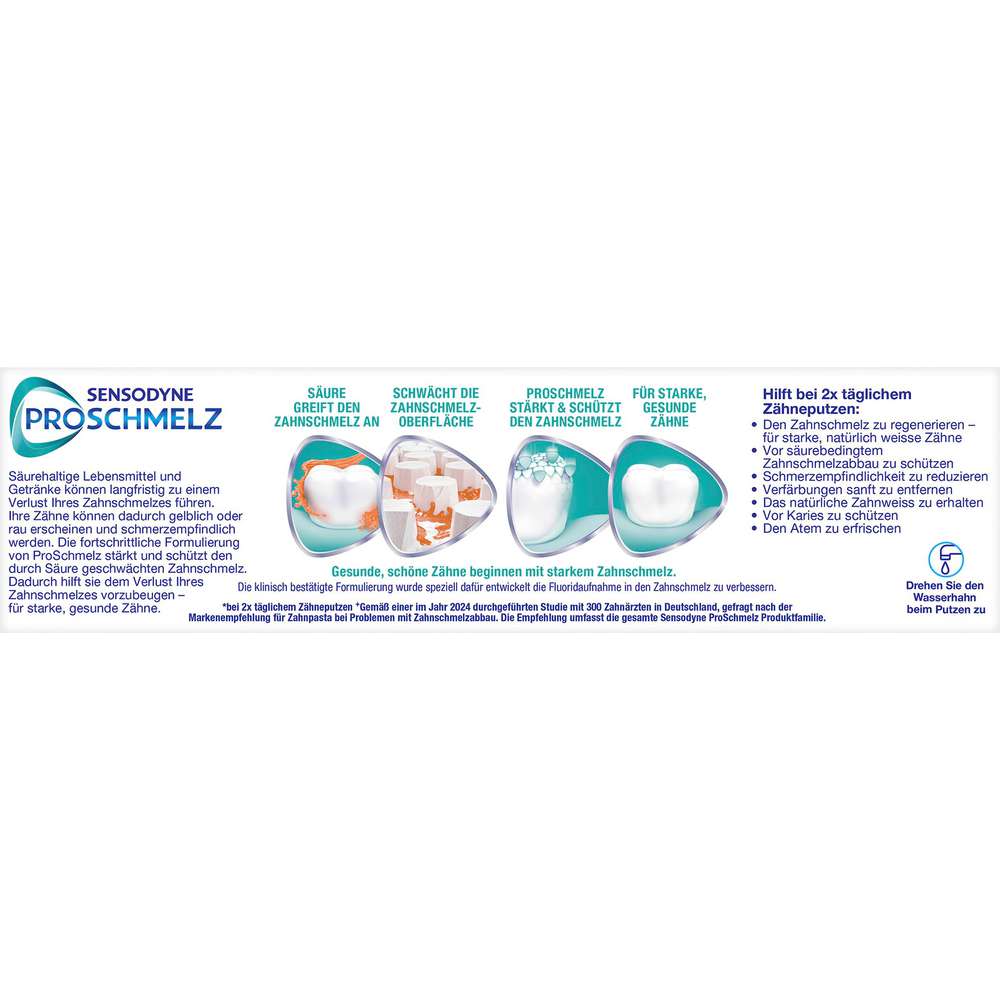 Produktabbildung Sensodyne Zahncreme ProSchmelz Sanft Weiss Plus