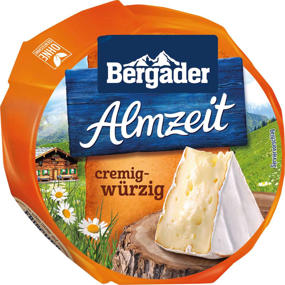 Produktabbildung Bergader Weichkäse Almzeit cremig-würzig