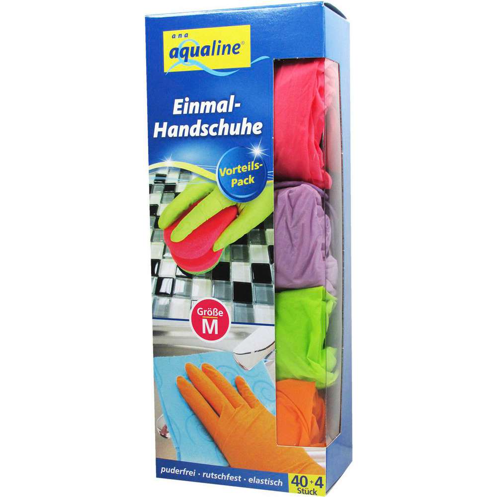 Produktabbildung aQualine Einmalhandschuhe, bunt