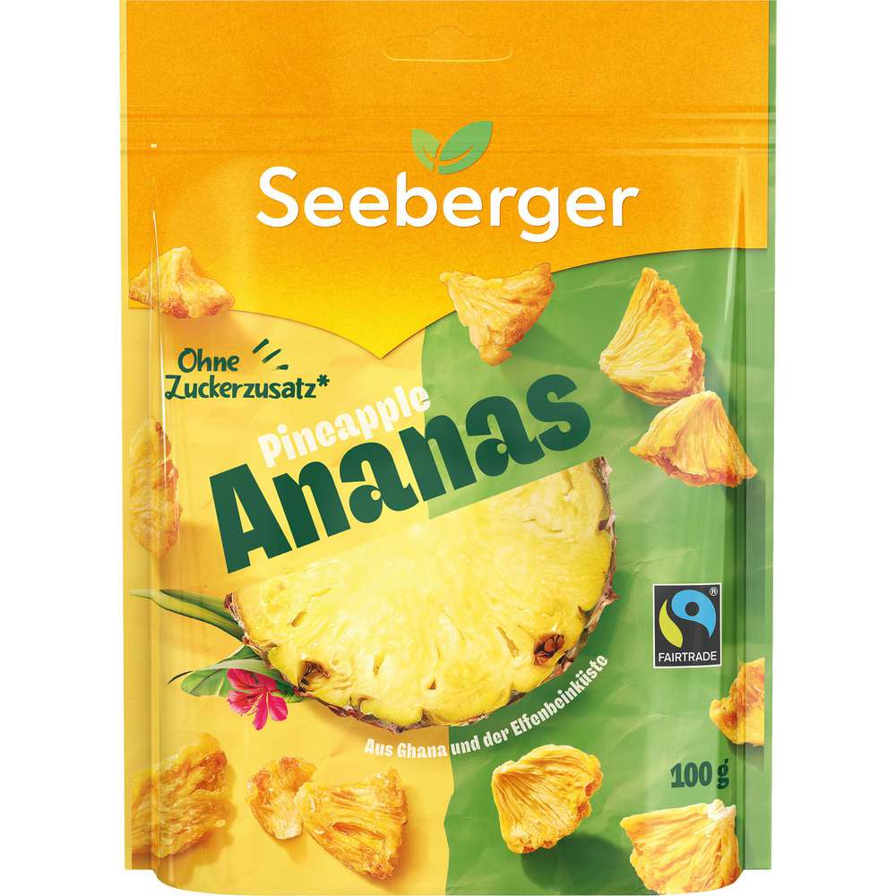 Produktabbildung Seeberger Ananas, ungezuckert