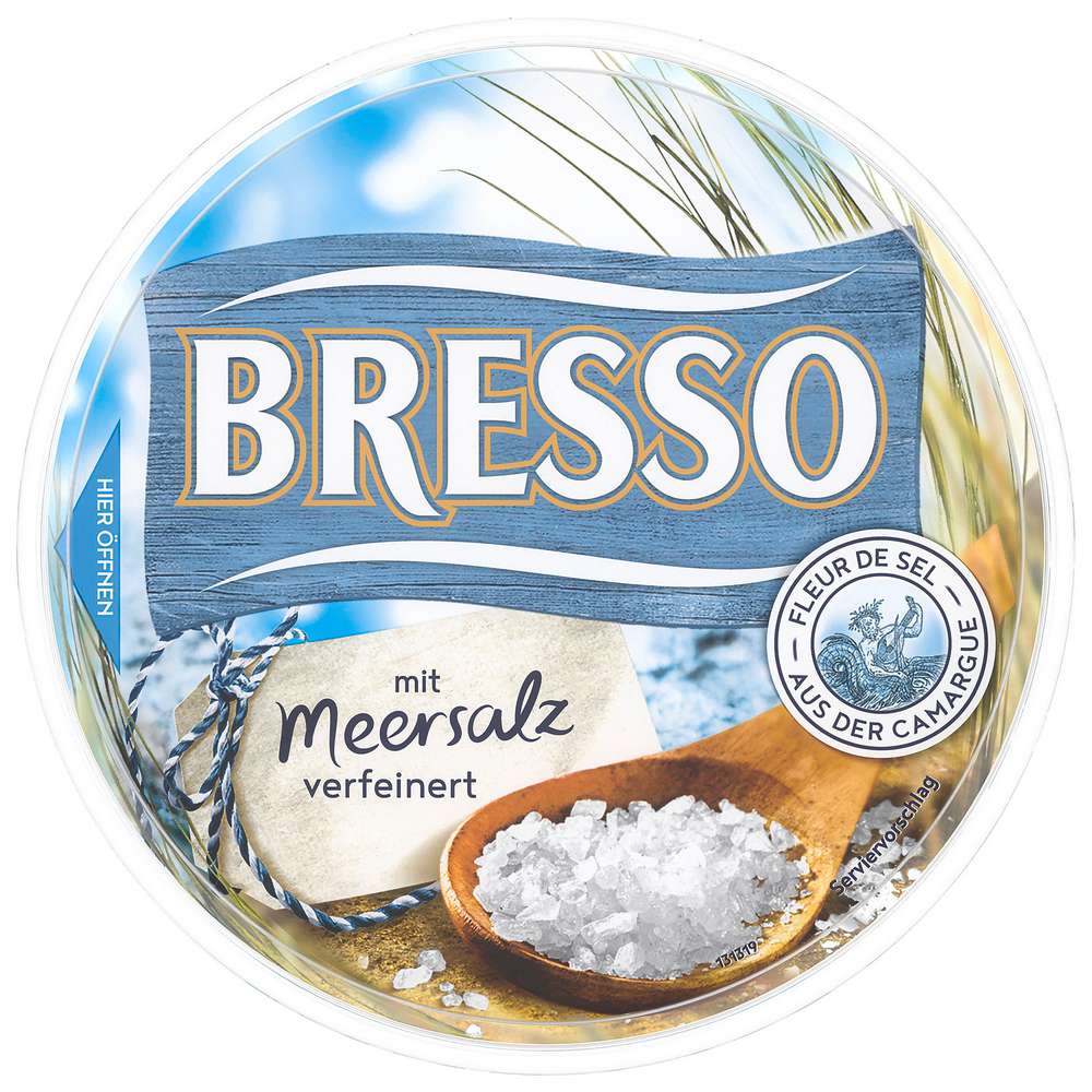 Produktabbildung Bresso Frischkäse, Meersalz