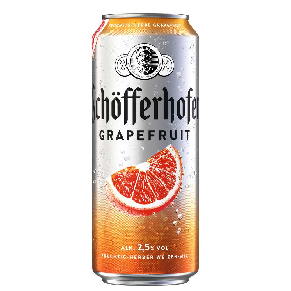 Produktabbildung Schöfferhofer Biermischgetränk, Hefeweizen mit Grapefruit 2,5%