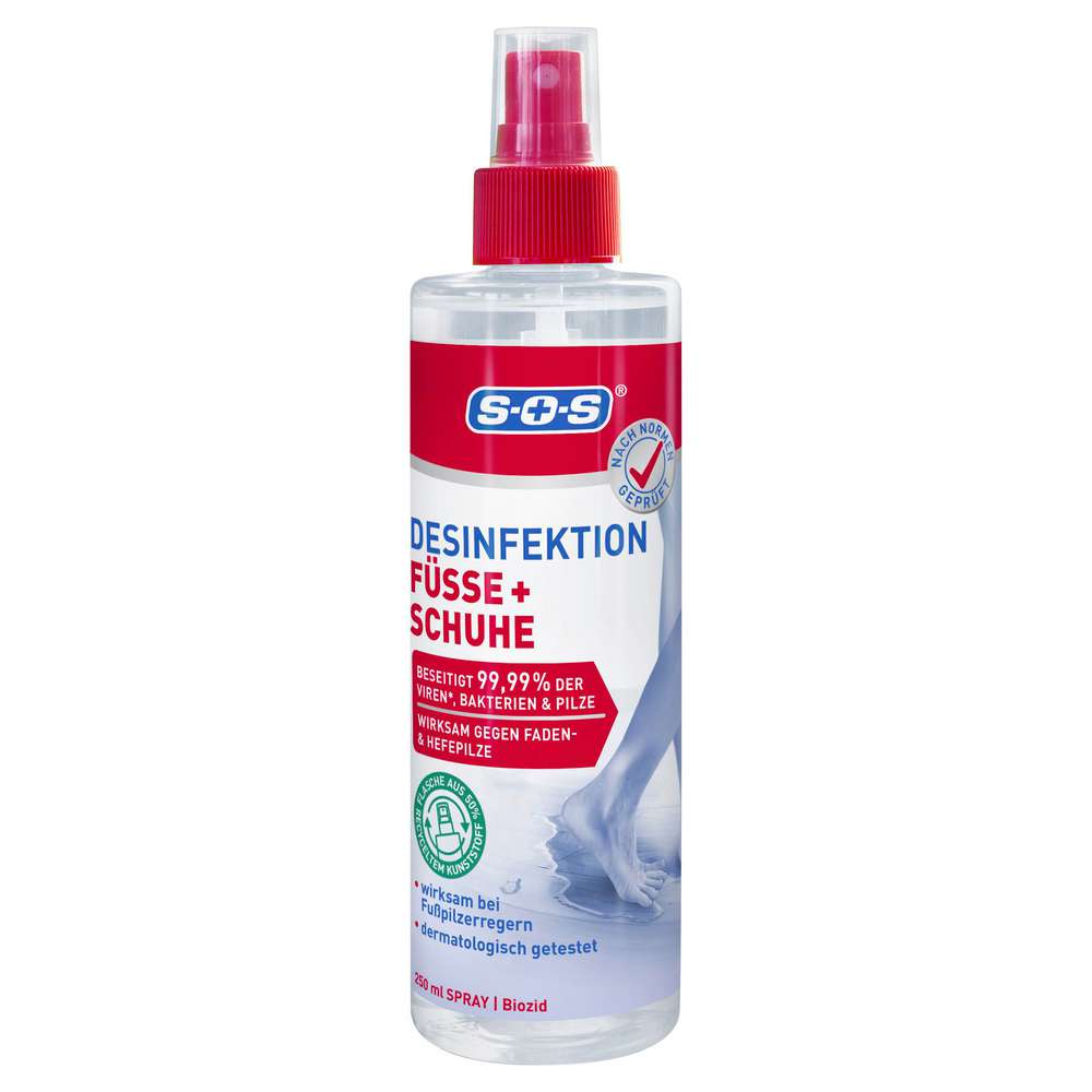 Produktabbildung SOS Desinfektion Füße + Schuhe
