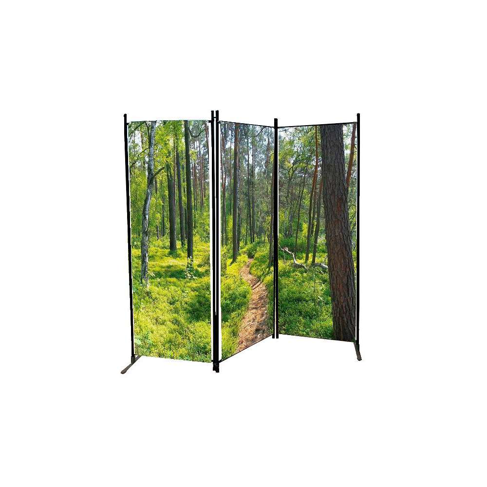 Produktabbildung Westerholt Jürgen Paravent mit Fotodruck Wald