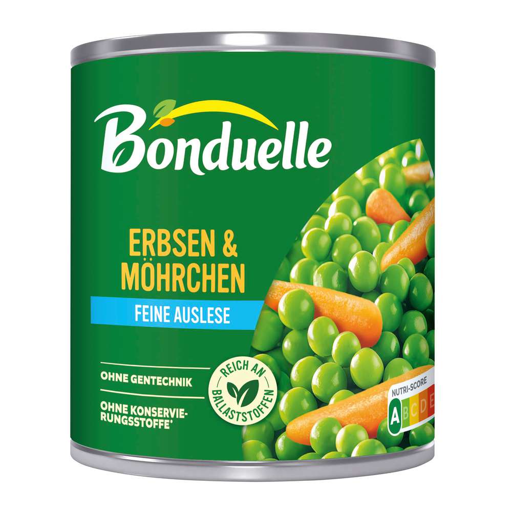 Produktabbildung Bonduelle Erbsen & Möhrchen, feine Auslese