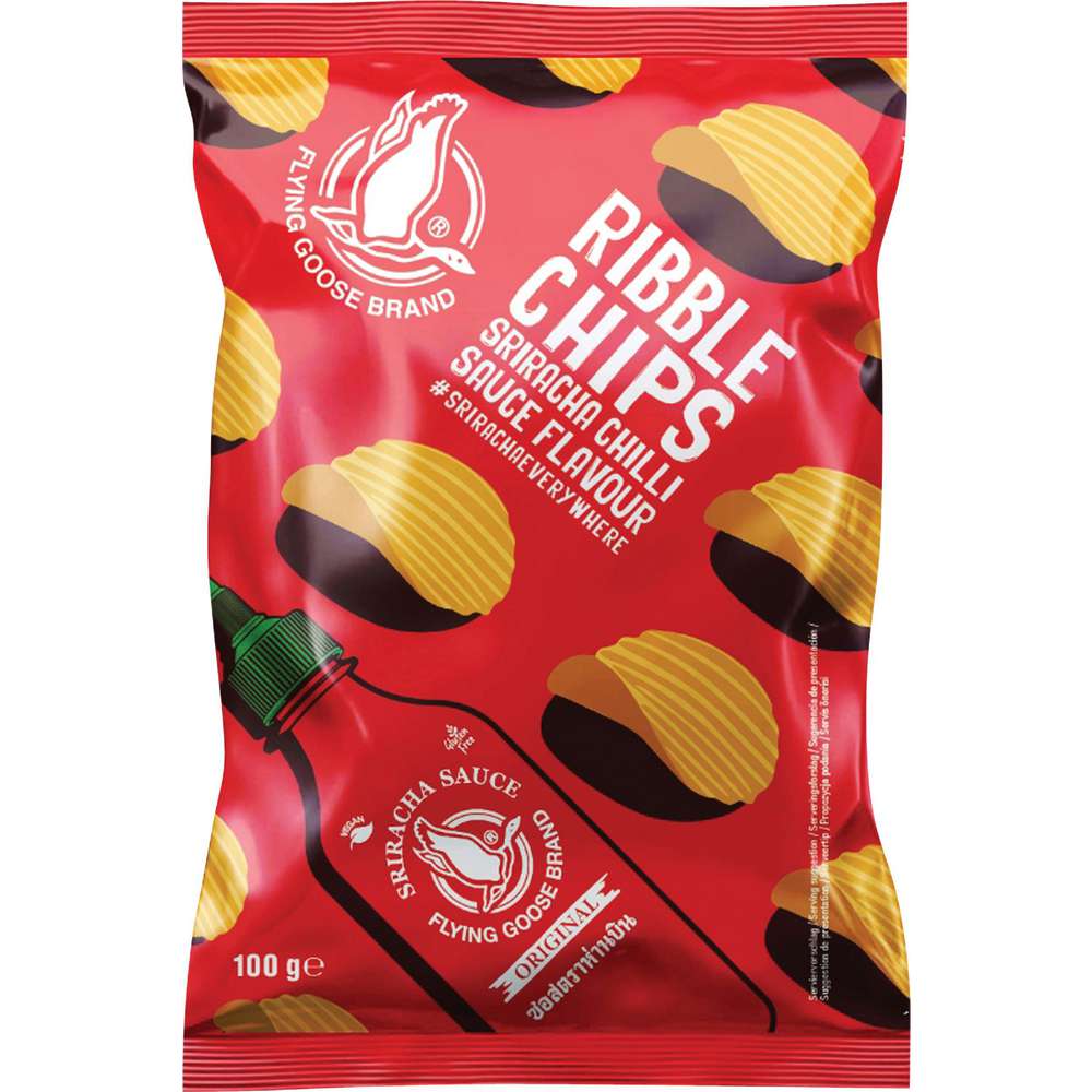 Produktabbildung Flying Goose Ribble Chips Sriracha Chili 