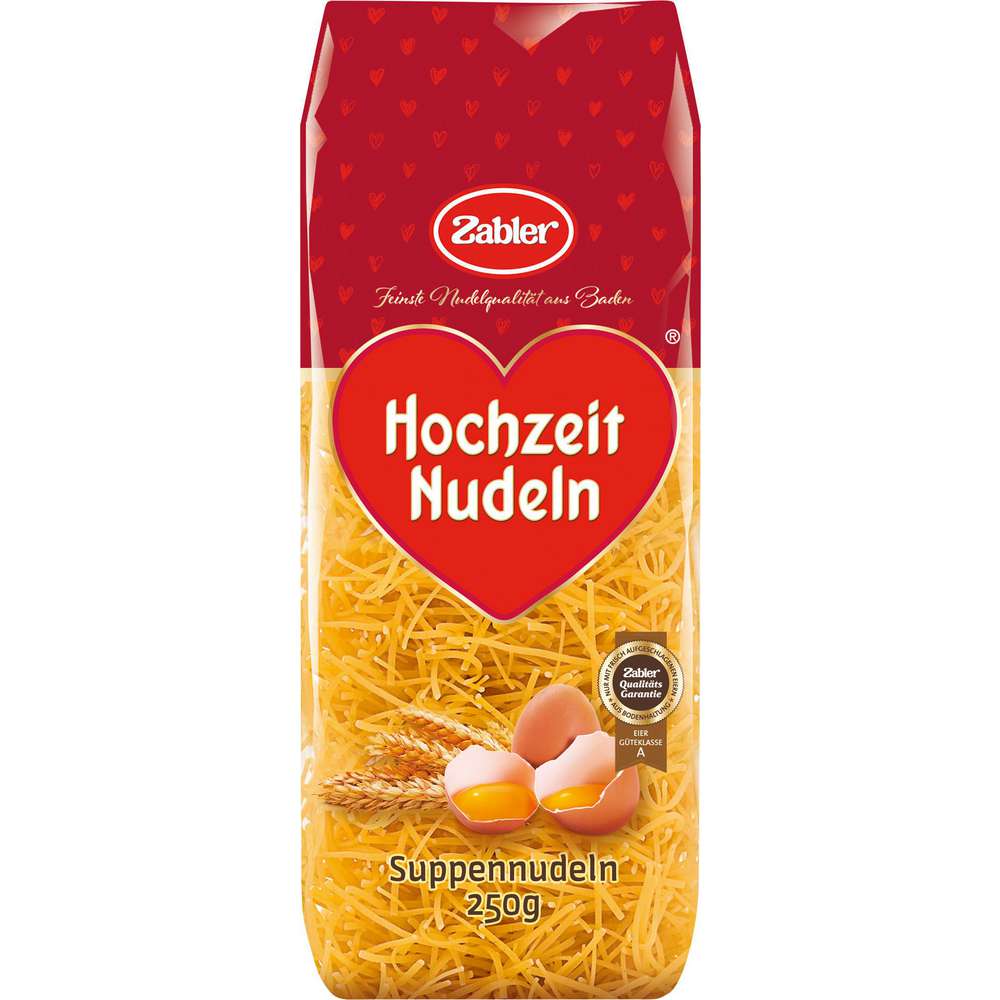 Produktabbildung Zabler Hochzeit Nudeln Suppennudeln
