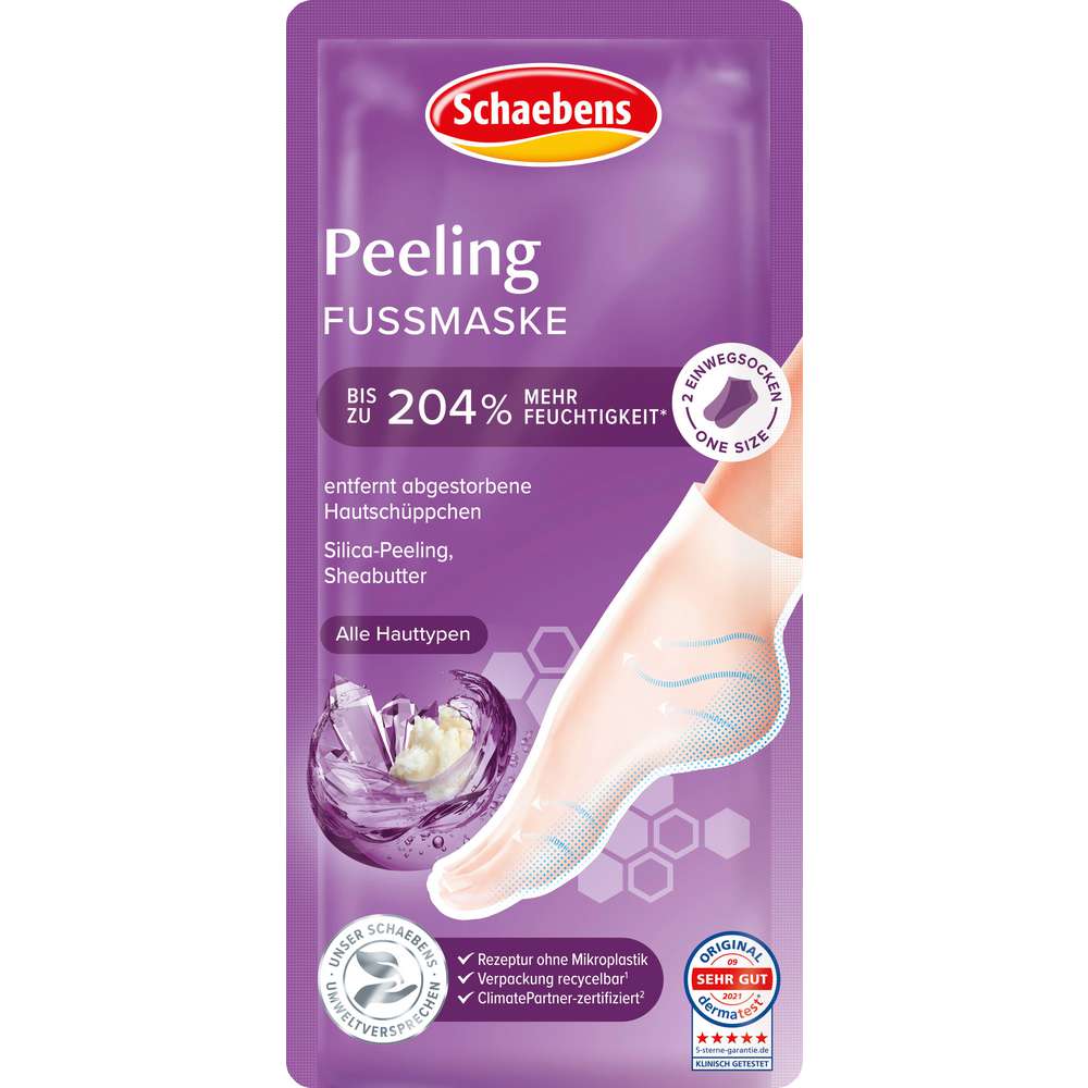 Produktabbildung Schaebens Peeling-Fußmaske