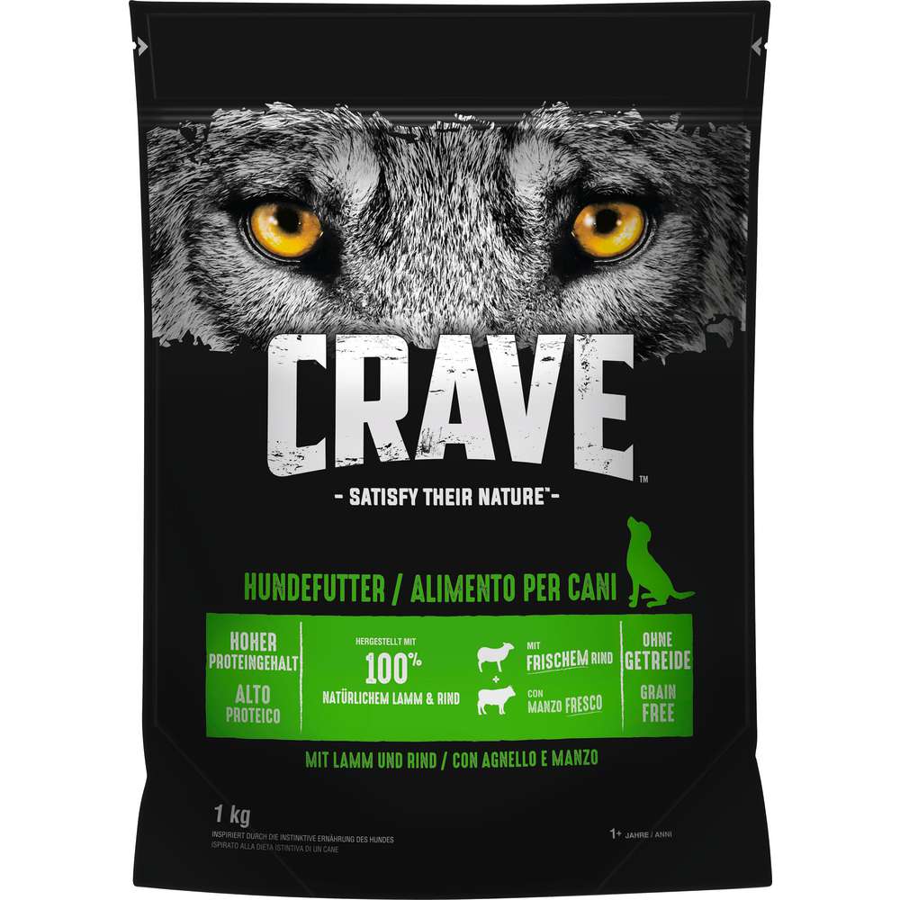 Produktabbildung Crave Hund-Trockenfutter, Lamm/Rind