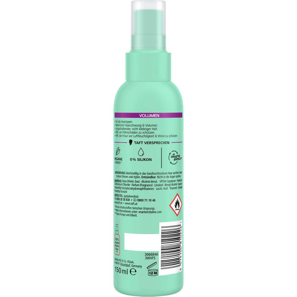 Produktabbildung Drei Wetter Taft Föhnspray, Volumen