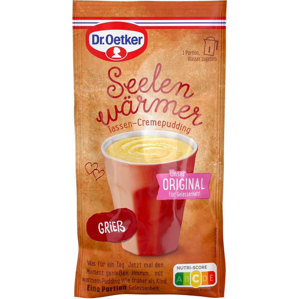 Produktabbildung Dr. Oetker Tassen-Cremepudding Grieß 