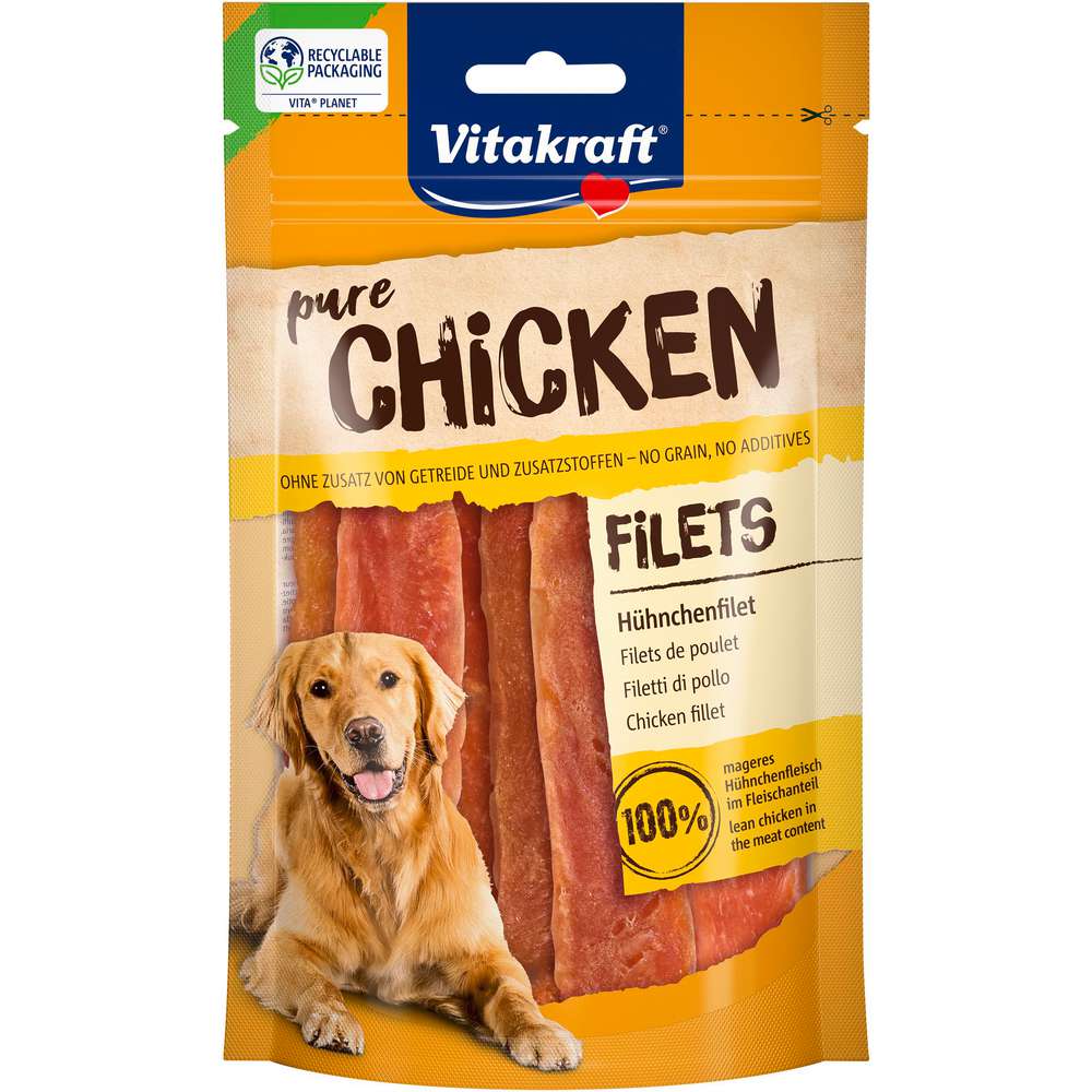 Produktabbildung Vitakraft Hunde-Snack Kaustangen, Chicken-Filet