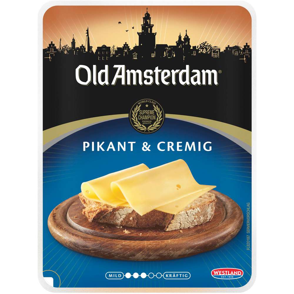 Produktabbildung Old Amsterdam Käsescheiben, Pikant