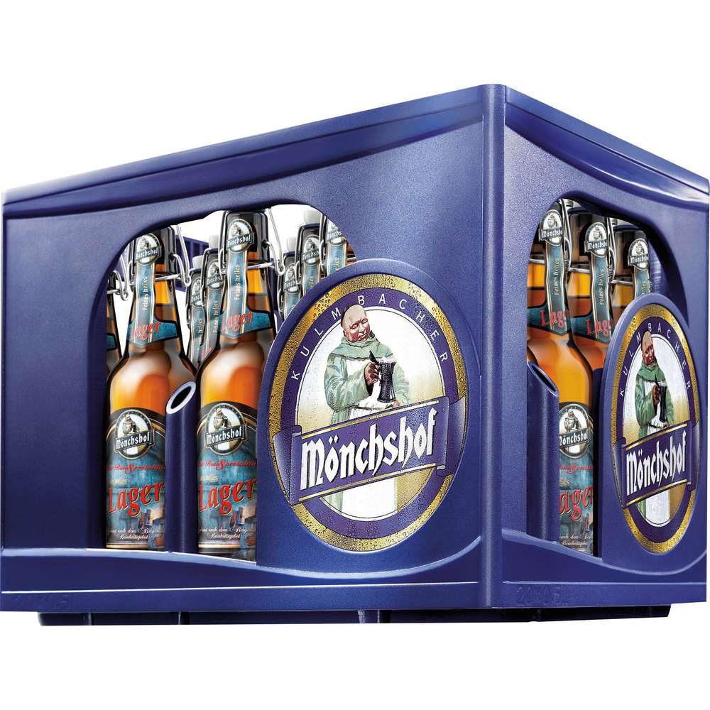 Produktabbildung Mönchshof Helles Lagerbier 4,9% (20x 0,500 Liter)