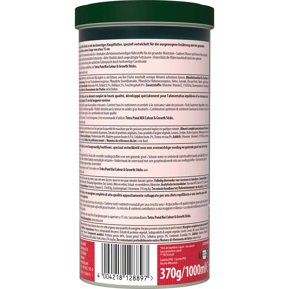 Produktabbildung Tetra Koi-Futter Pond, Mini Sticks