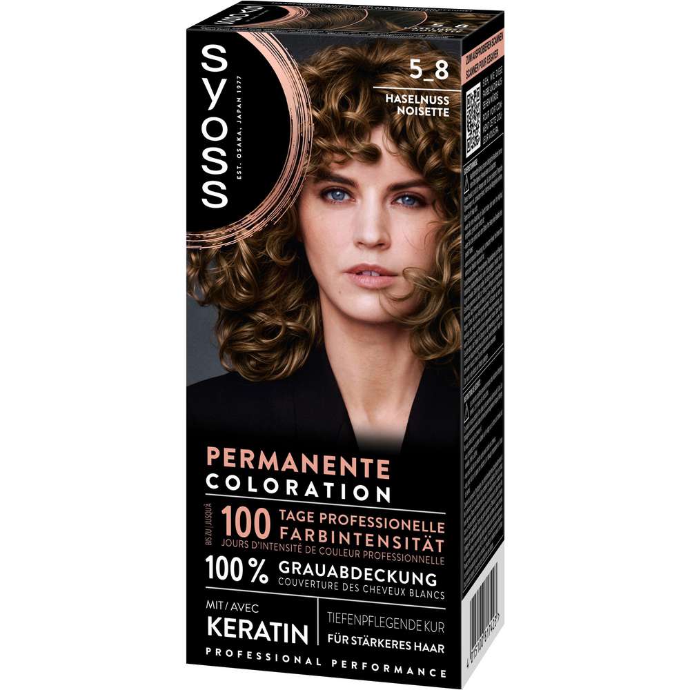 Produktabbildung Syoss Permanente Coloration 5_8 Haselnuss