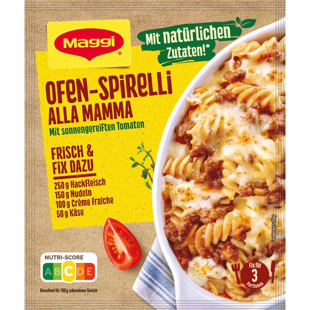 Produktabbildung Maggi Fix-Würzmischung, Spirelli alla mamma