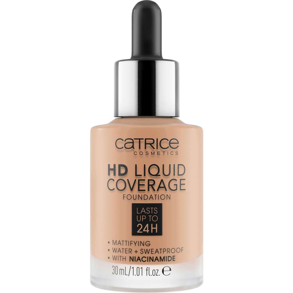 Produktabbildung Catrice Make-Up HD Liquid Coverage Foundation, Warm Beige 040