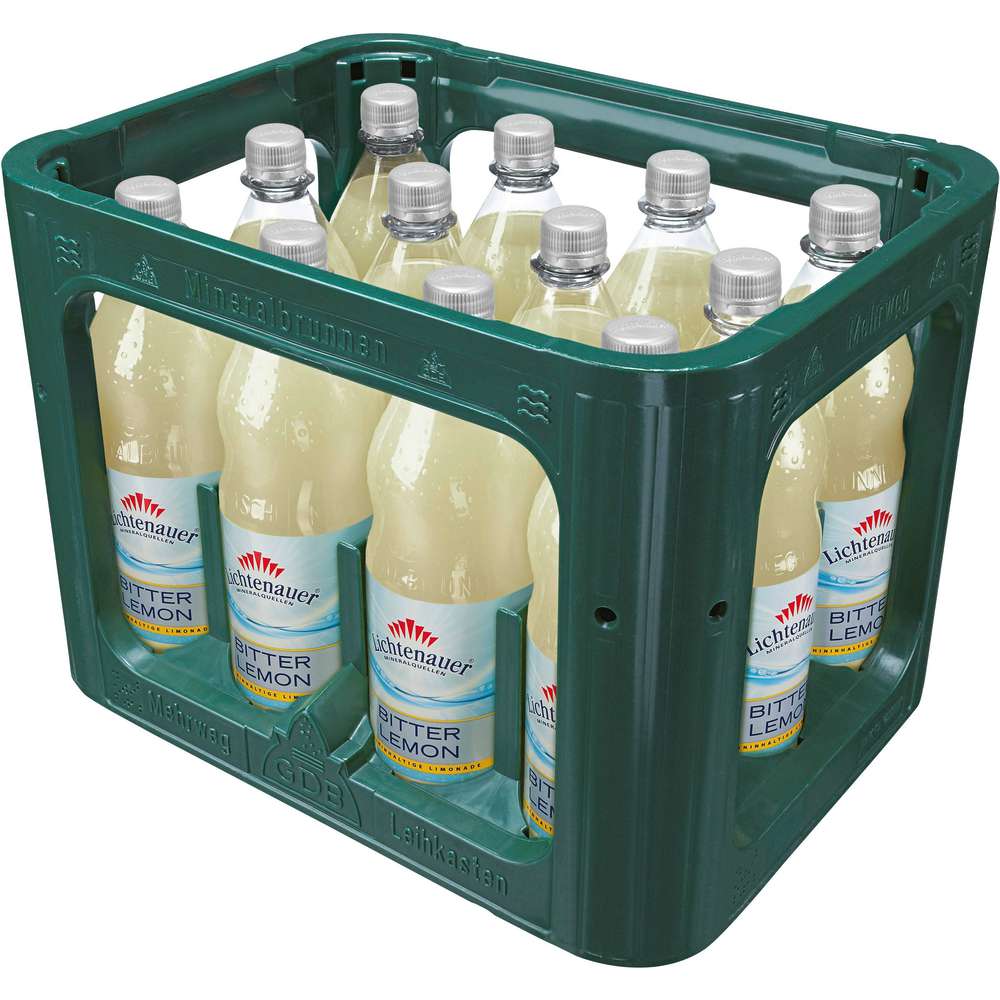 Produktabbildung Lichtenauer Bitter-Lemon (12x 1,000 Liter)