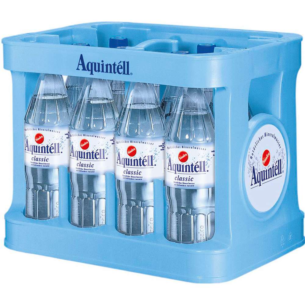 Produktabbildung Aquintéll Mineralwasser, Classic (12x 1,000 Liter)