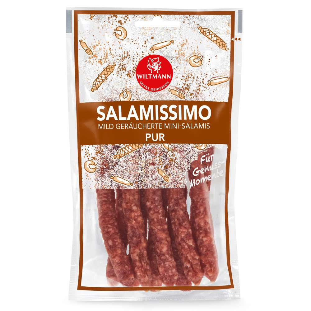 Produktabbildung Wiltmann Salami-Snack, Pur