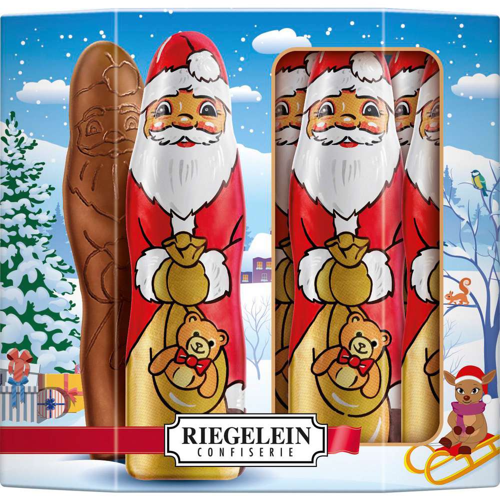 Produktabbildung Riegelein Schoko-Weihnachtsmänner