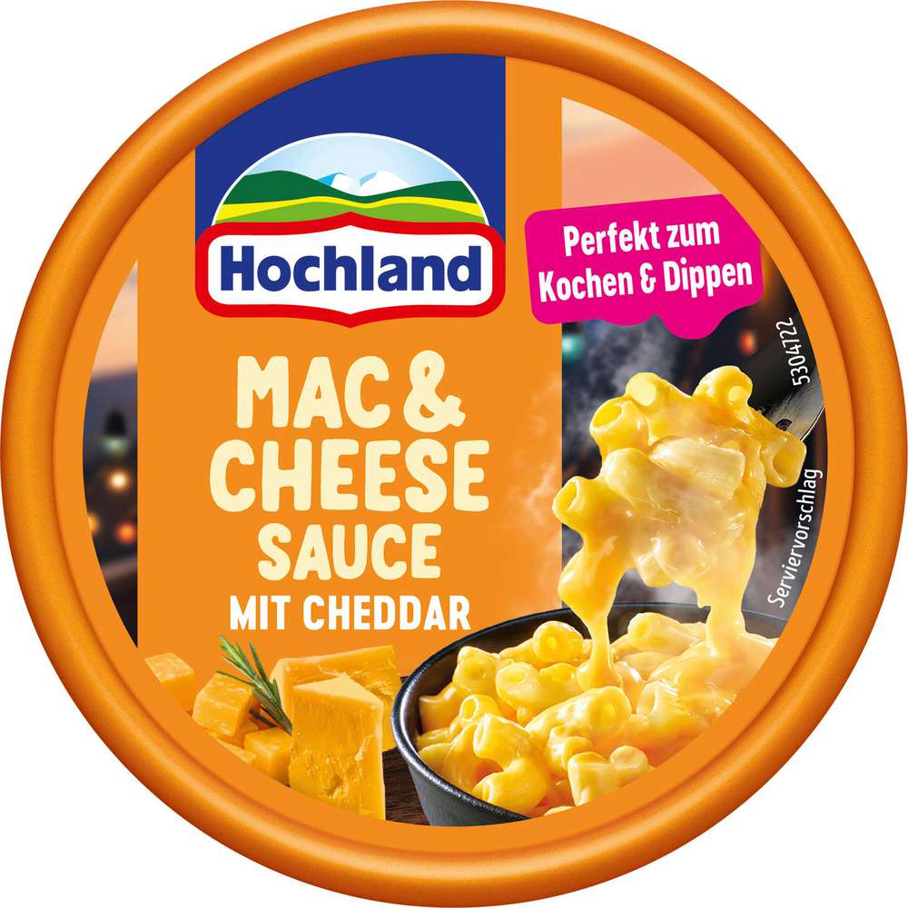 Produktabbildung Hochland Mac & Cheese Sauce, Cheddar