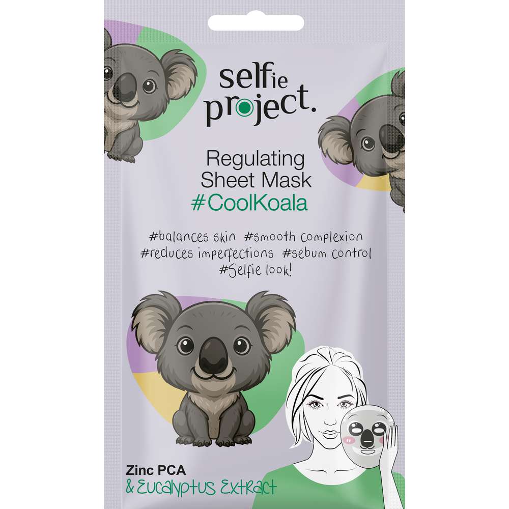 Produktabbildung Selfie Project Tuchmaske, Cool Koala