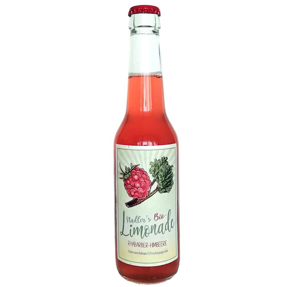 Produktabbildung Watzmann Bio Limonade Rhabarber- Himbeer