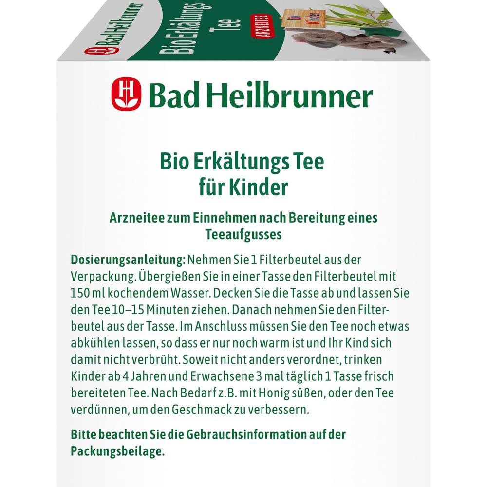 Produktabbildung Bad Heilbrunner Bio Erkältungstee Kinder