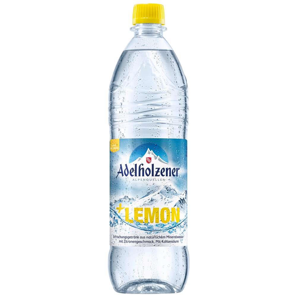 Produktabbildung Adelholzener Lemon Mineralwasser, mit Kohlensäure