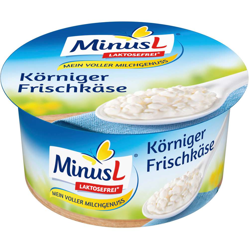 Produktabbildung Minus L Körniger Frischkäse, laktosefrei