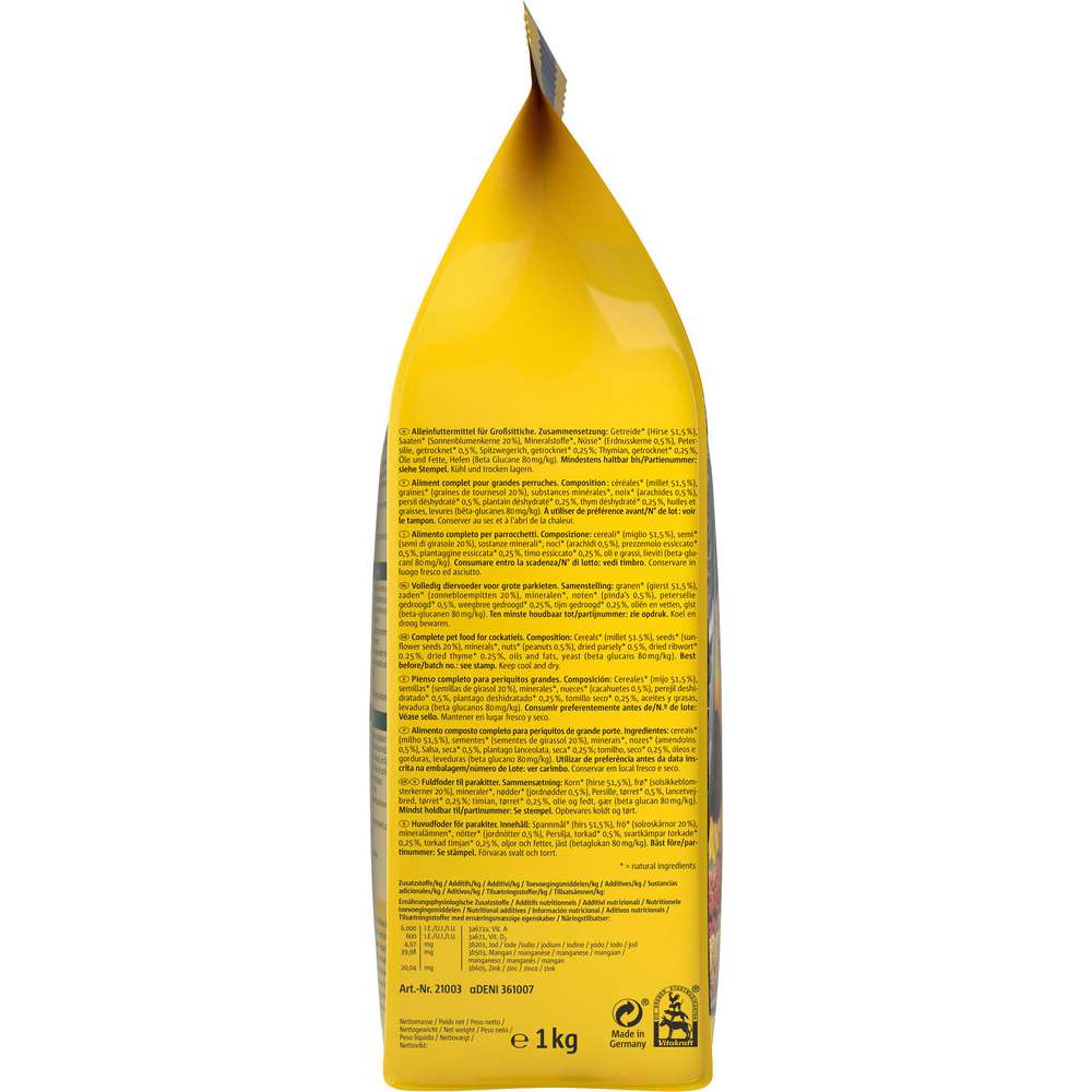 Produktabbildung Vitakraft Großsittich-Futter, Menu