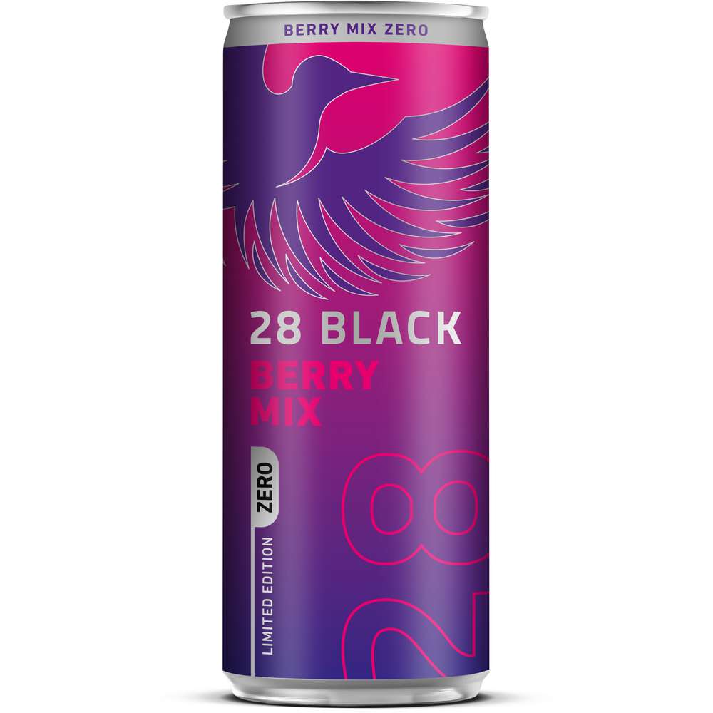 Produktabbildung 28 Black Energy Drink, Berry-Mix Zero