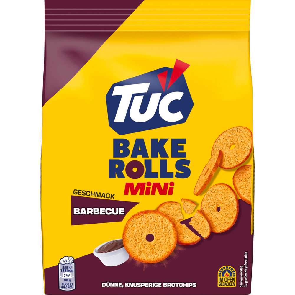 Produktabbildung TUC Mini Bake Rolls, Barbecue