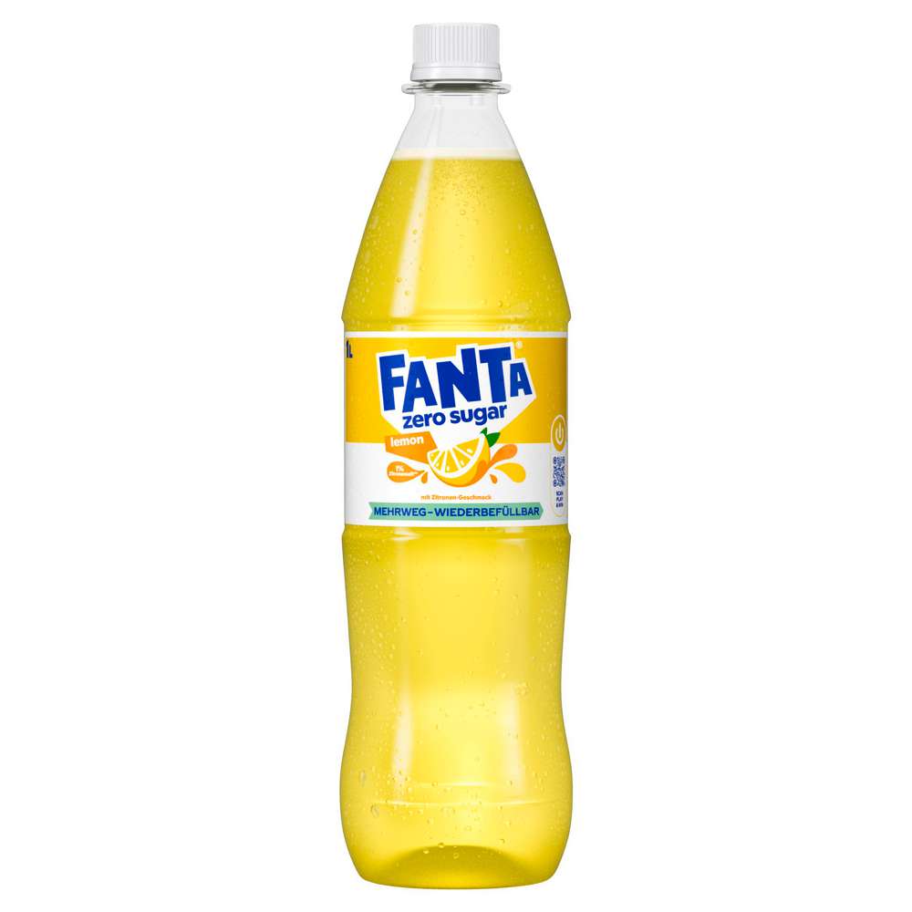 Produktabbildung Fanta Zitronen-Limonade, zuckerfrei