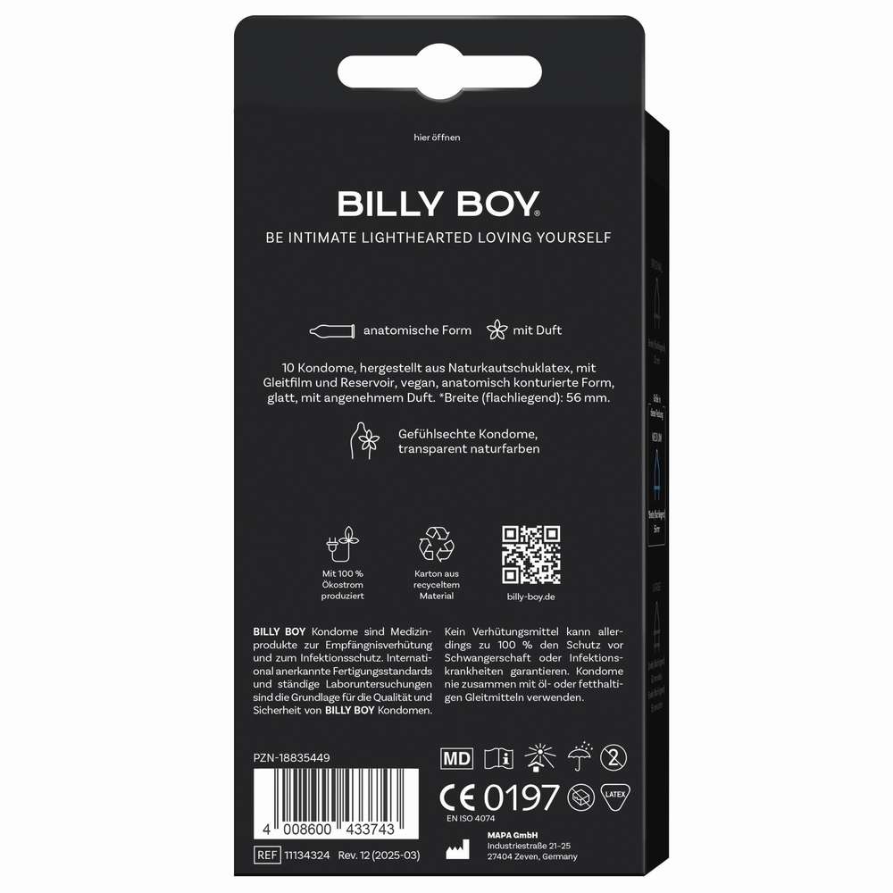 Produktabbildung Billy Boy Kondome Viel Gefühl