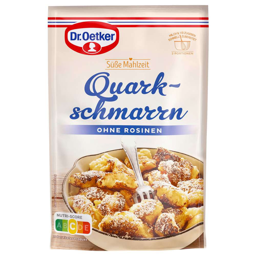 Produktabbildung Dr. Oetker Dessertpulver Süße Mahlzeit, Quarkschmarrn