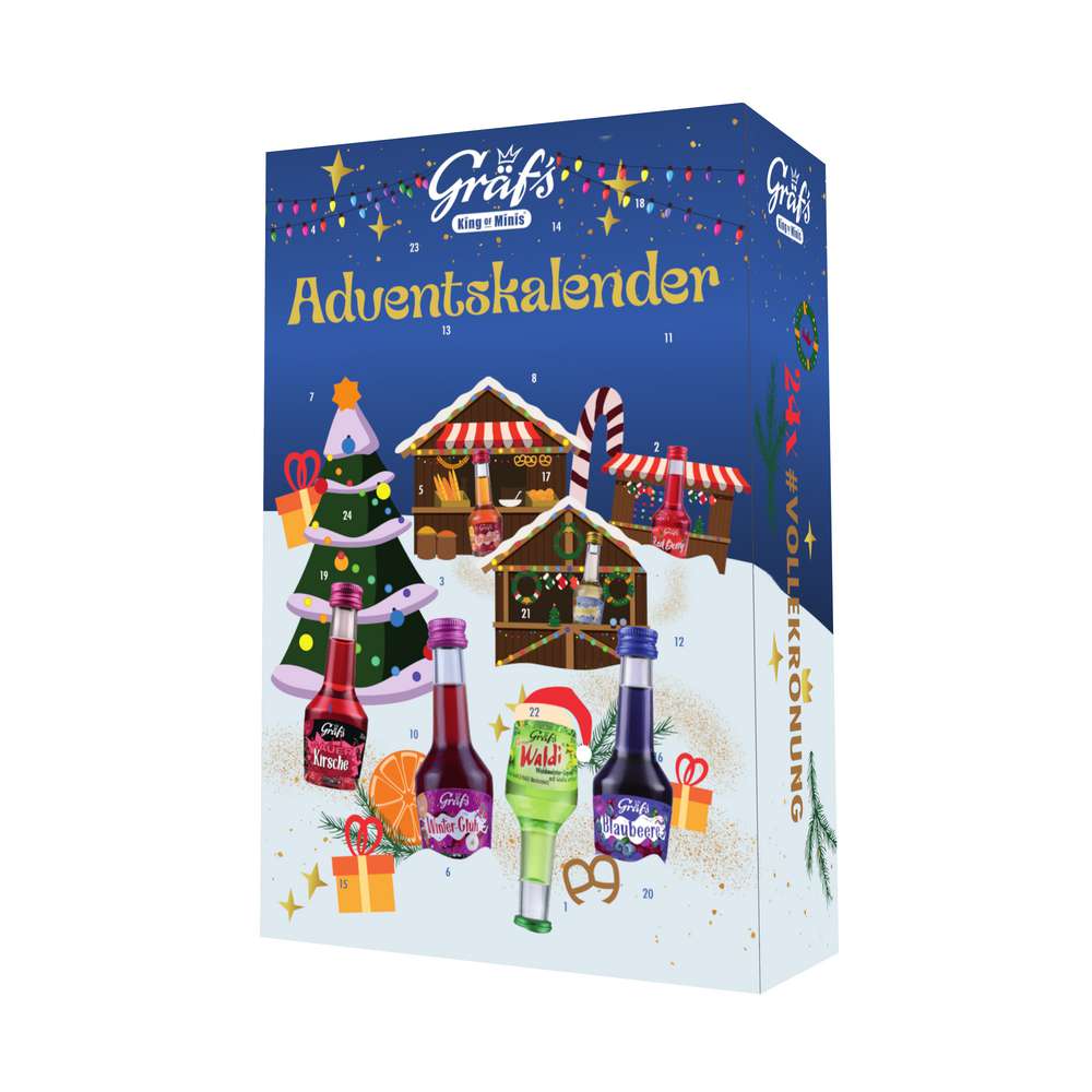 Produktabbildung Gräf's Adventskalender 24 Liköre,15-25%