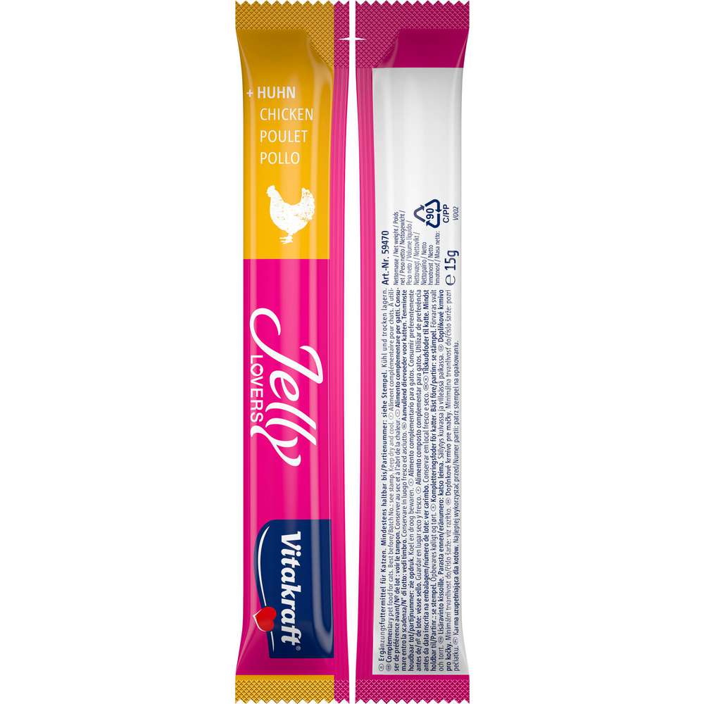 Produktabbildung Vitakraft Katzen-Snack Jelly Lovers , Huhn/Pute