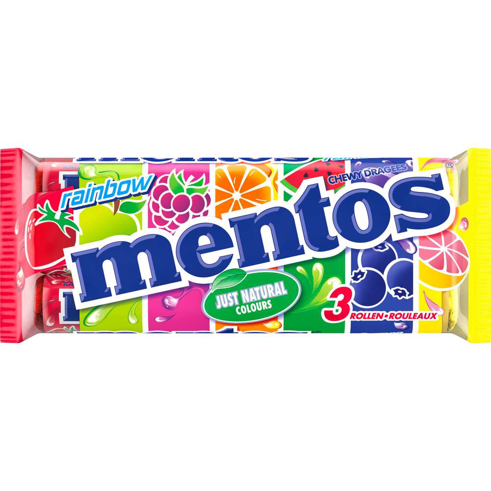 Produktabbildung Mentos Kaubonbons, Rainbow