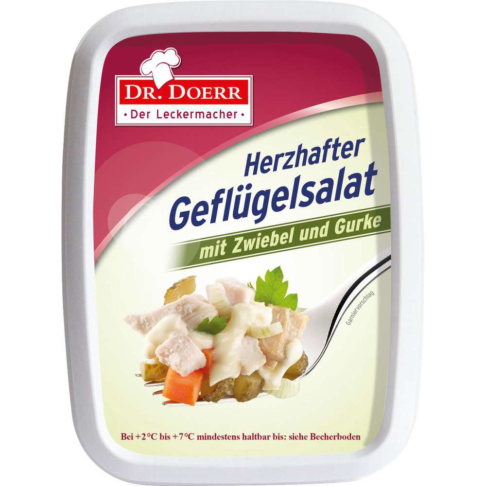 Produktabbildung Dr. Doerr Geflügelsalat, Zwiebel & Gurke