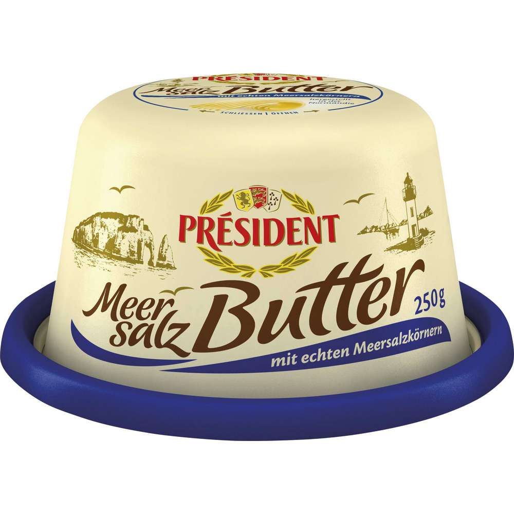 Produktabbildung President Butter mit Meersalz