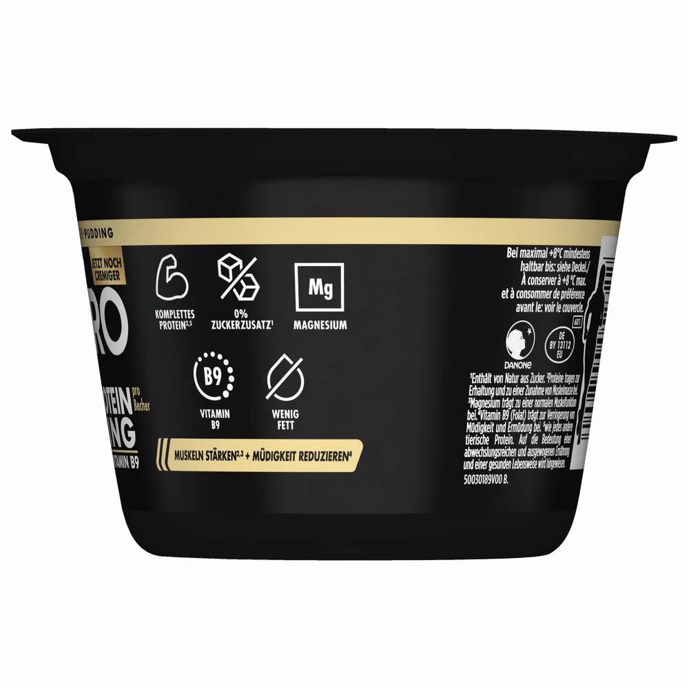 Produktabbildung Danone YoPRO  Protein Pudding Vanille mit Magnesium + Vitamin B9