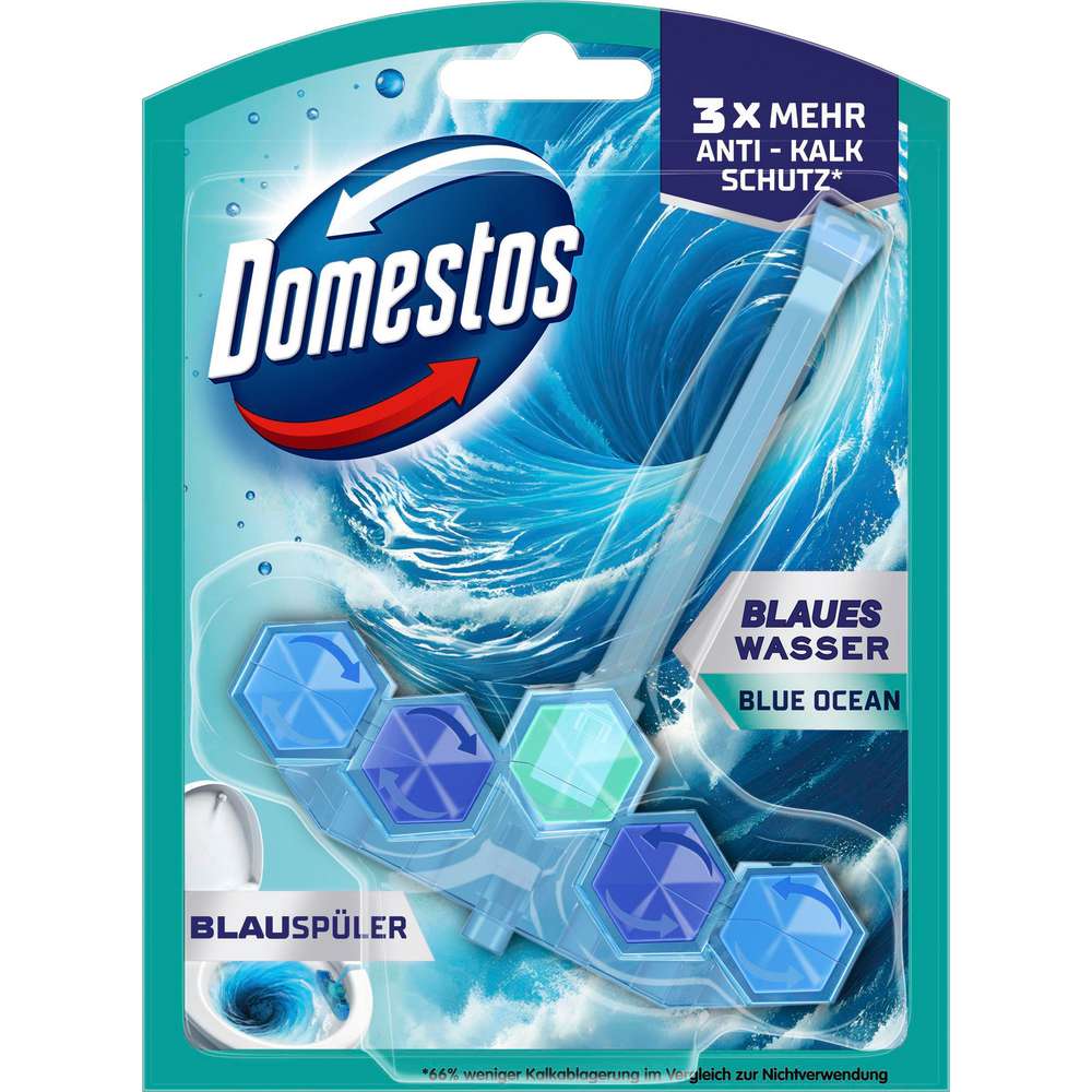 Produktabbildung Domestos WC-Stein Power 5, Blauspüler Ocean
