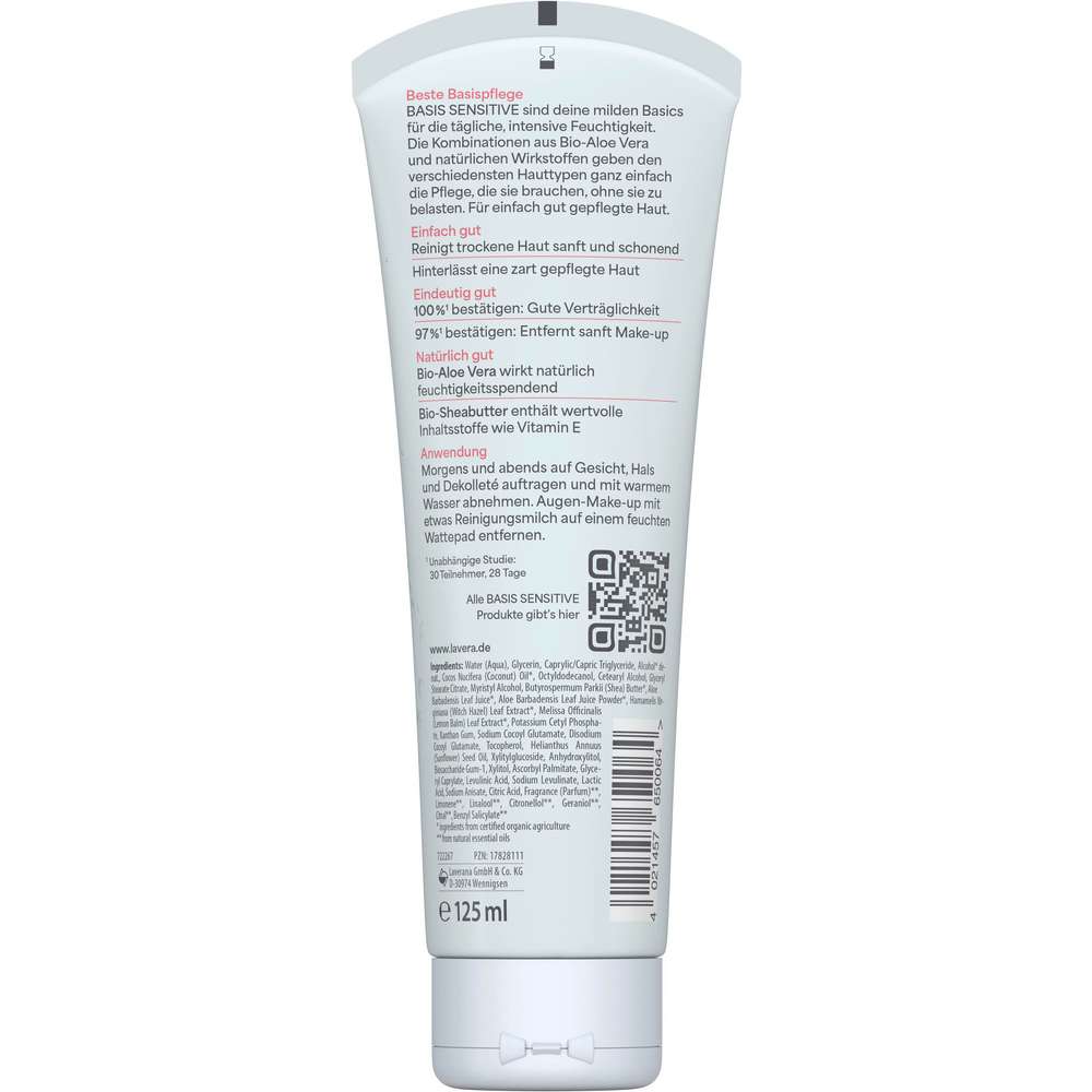 Produktabbildung lavera Reinigungsmilch, Basis Sensitiv