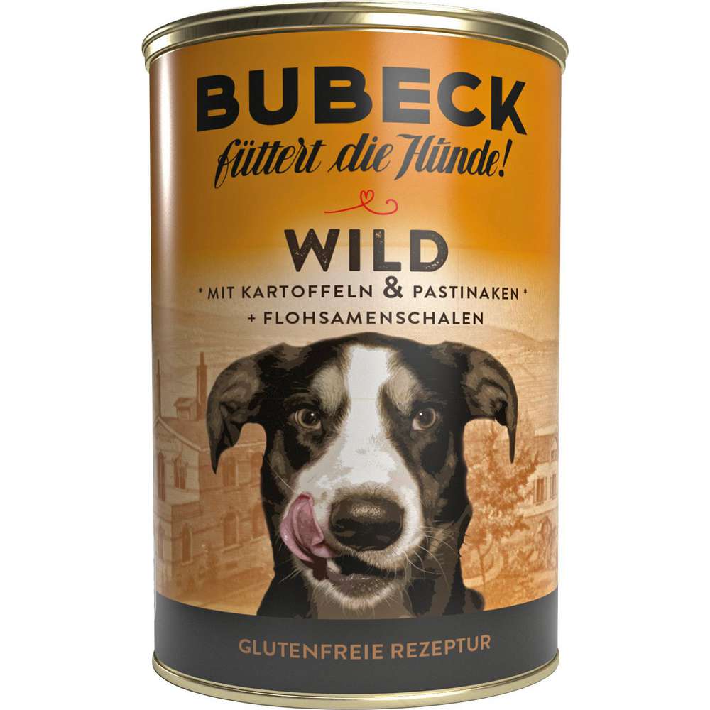 Produktabbildung Bubeck Hunde-Nassfutter Wildfleisch, Kartoffeln/Pastinaken