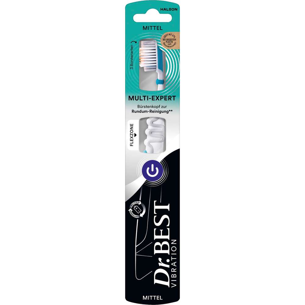 Produktabbildung Dr.Best Vibration Zahnbürste Multi Expert, mittel