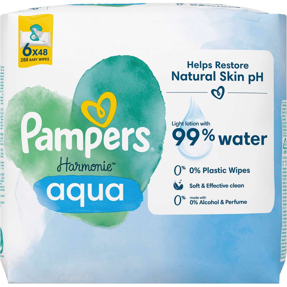 Produktabbildung Pampers Feuchttücher Aqua